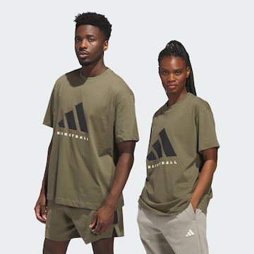 T-Shirt fonctionnel ADIDAS PERFORMANCE en vert : devant