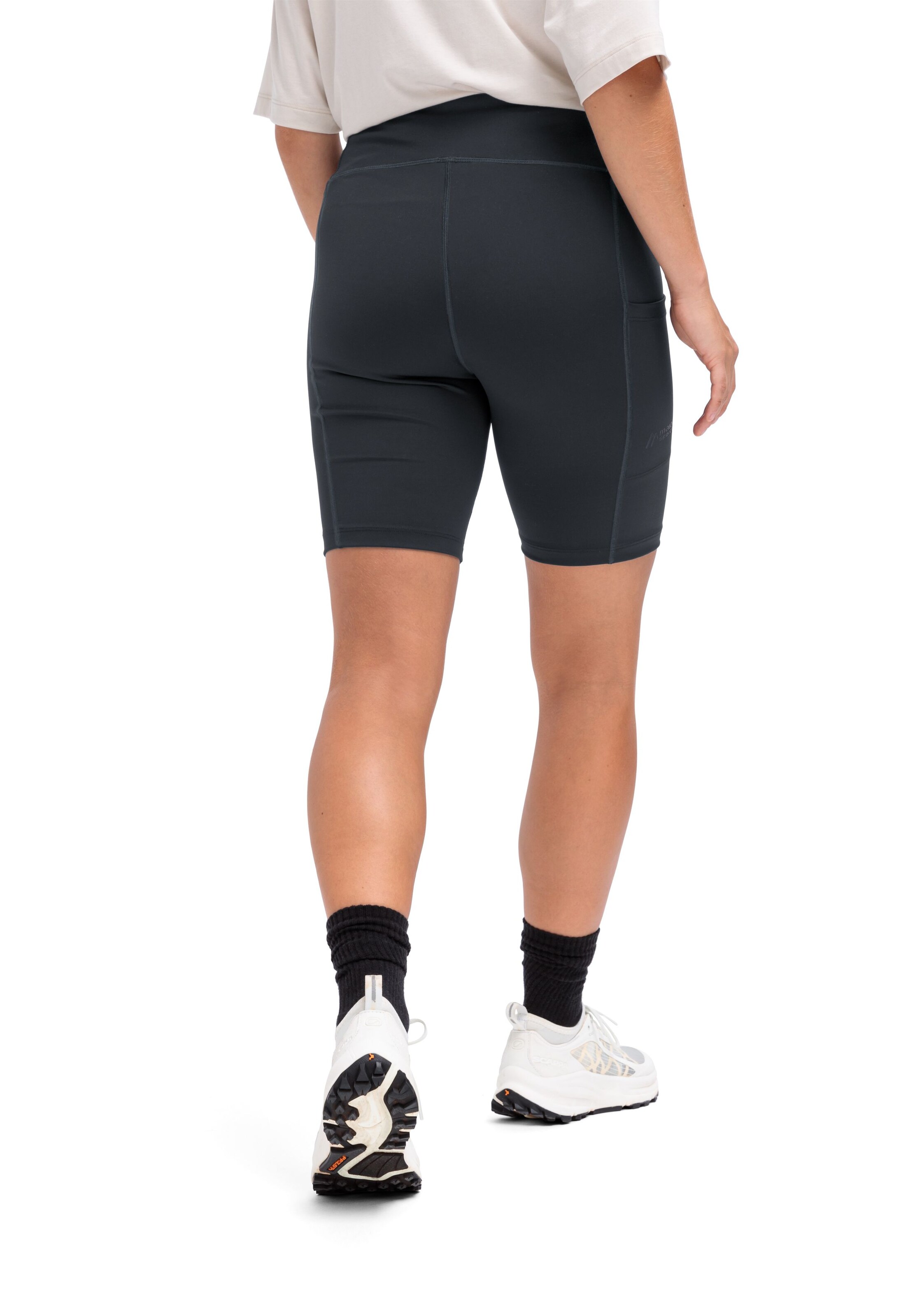 Maier Sports Skinny Workout Pants in Black