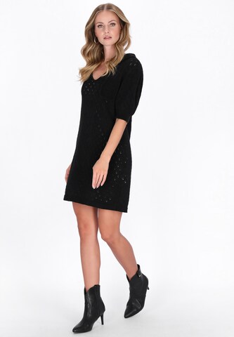 Robes en maille DreiMaster Vintage en noir