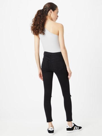 TOPSHOP - Skinny Calças de ganga 'Jamie' em preto