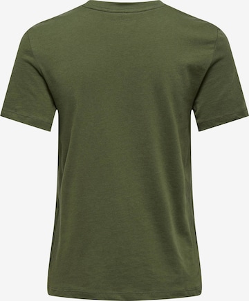 ONLY Тениска 'KITA' в зелено
