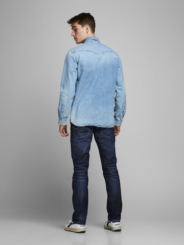 JACK & JONES Normální Džíny 'Clark' – modrá