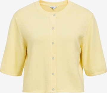 OBJECTKardigan 'OBJTHESS' - žuta boja: prednji dio