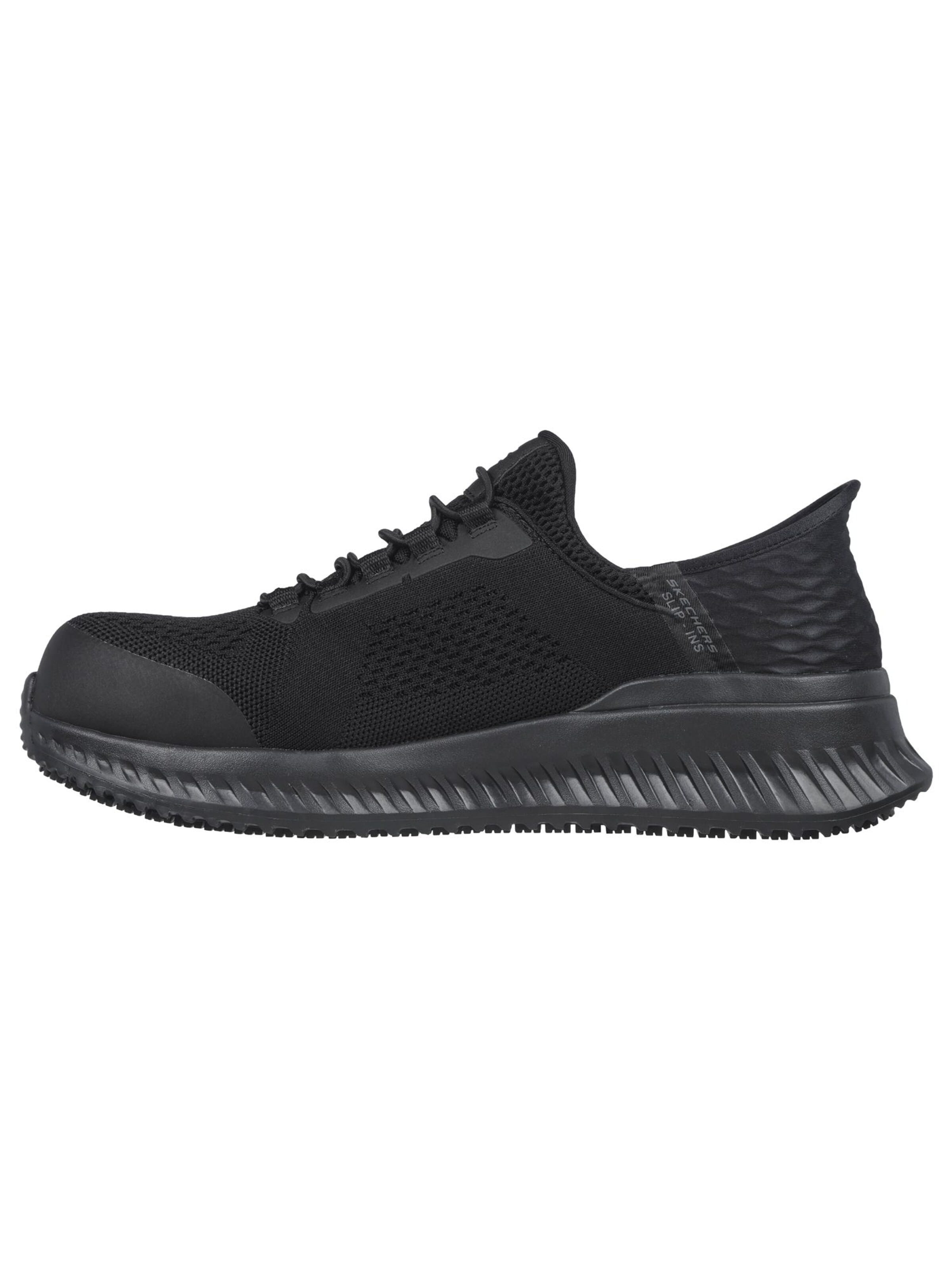 SKECHERS Sneaker low 'Skechers Work FLETCHIT TILIDO'‌‌‌‌‌‌‌‌‌‌ in Schwarz: Vorderseite