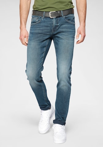PME Legend Slimfit Jeans in Blauw: voorkant