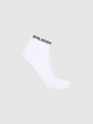 Smilodox Socken ' Sneaker' in Weiß