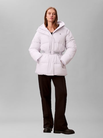 Calvin Klein Jeans Зимняя куртка в Лиловый