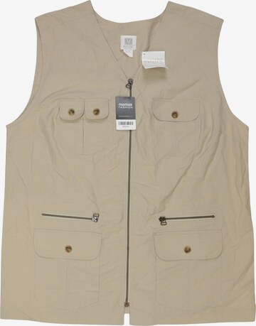 MADELEINE Weste 4XL in Beige: Vorderseite