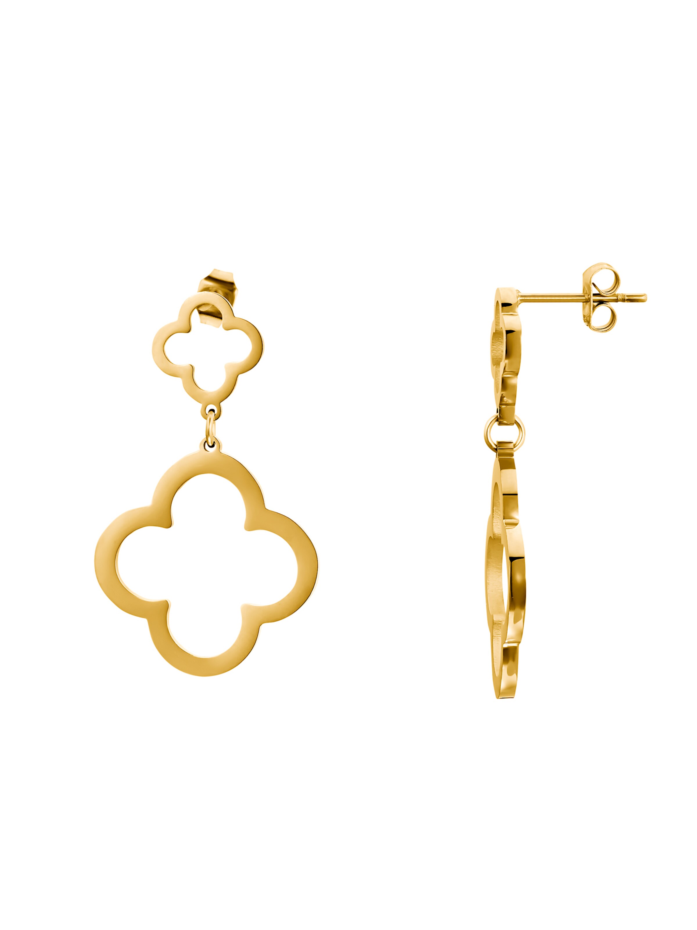 Boucles d'oreilles 'Kiana' Heideman en or : devant