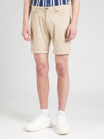 JACK & JONES regular Bukser 'JWHRICK' i hvid: forside