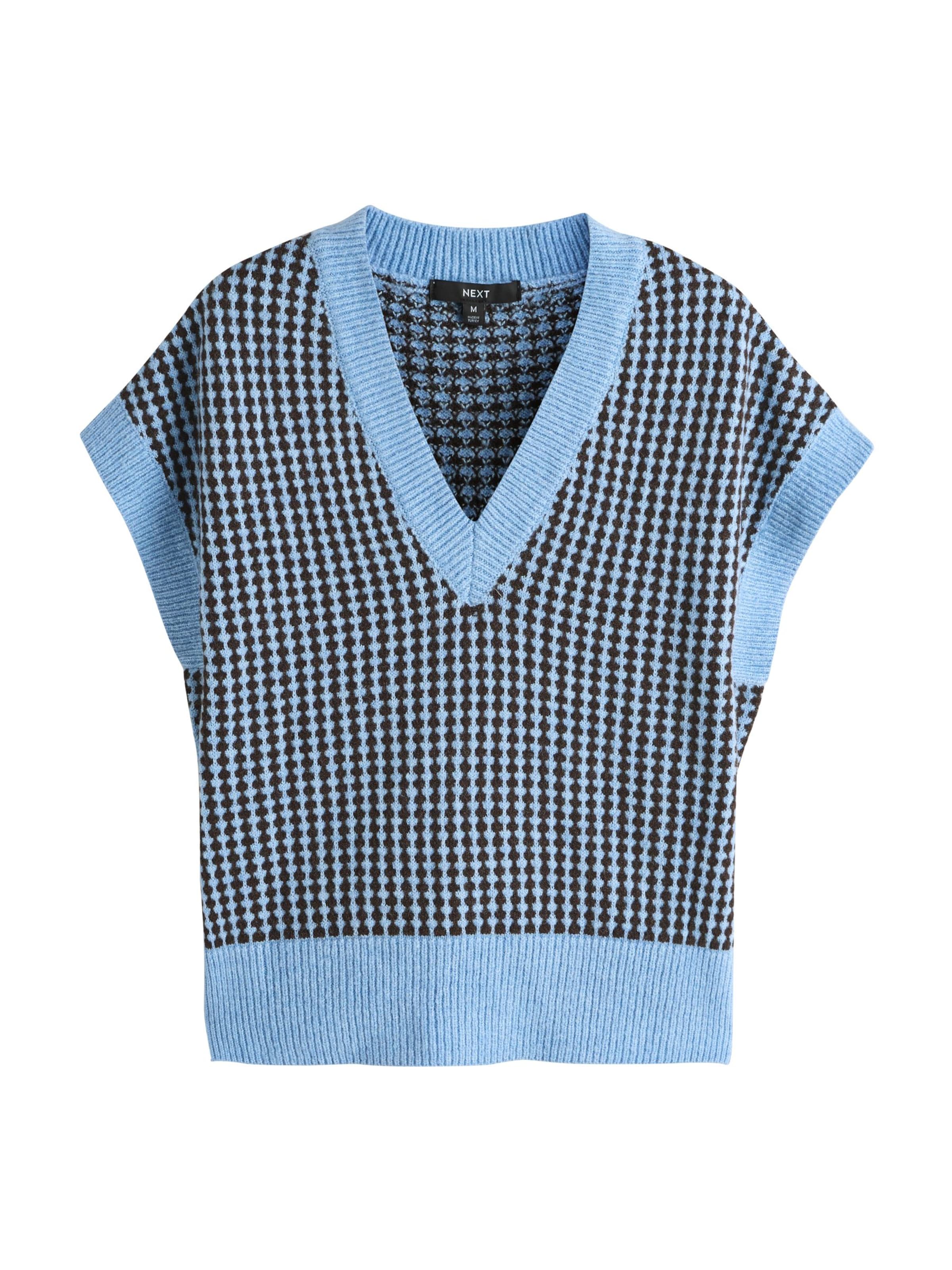 Next Pulóver - kék: elől