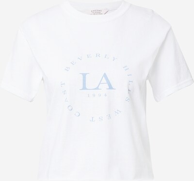 Miss Selfridge (Petite) T-shirt en bleu clair / blanc, Vue avec produit