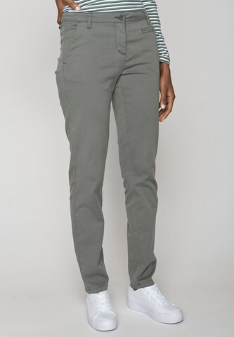 Regular Pantalon chino GREENBOMB en gris : devant
