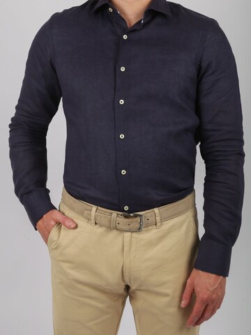 Suitable Slim fit Overhemd in Blauw
