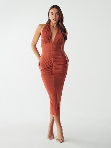 BWLDR Dress 'LIZETTE' in Brown