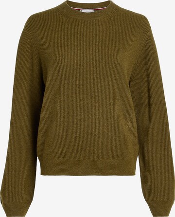 Pullover di TOMMY HILFIGER in verde: frontale