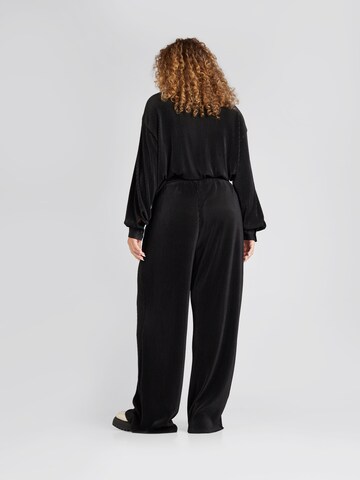 Wide Leg Pantalon 'Flora' CITA MAASS co-created by ABOUT YOU en noir