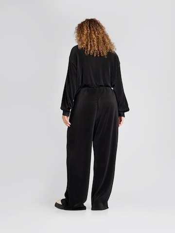 CITA MAASS co-created by ABOUT YOU Szeroka nogawka Spodnie 'Flora' w kolorze czarny
