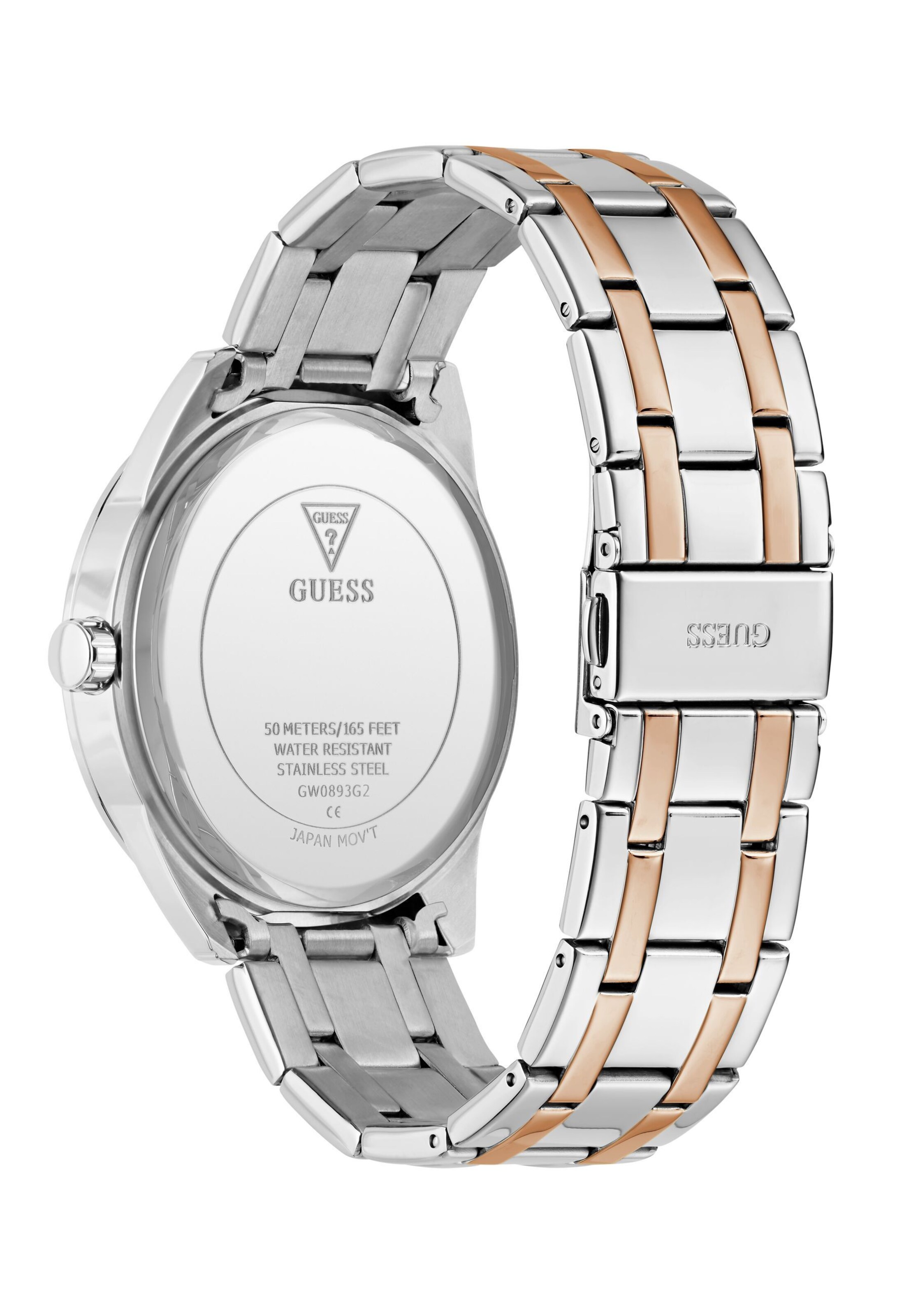 Montre à affichage analogique 'ELLIOT' GUESS en argent