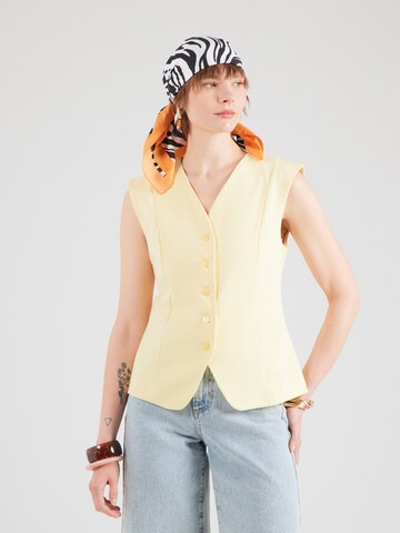 ICHI Vesta k obleku 'IHKATE' – žlutá: přední strana