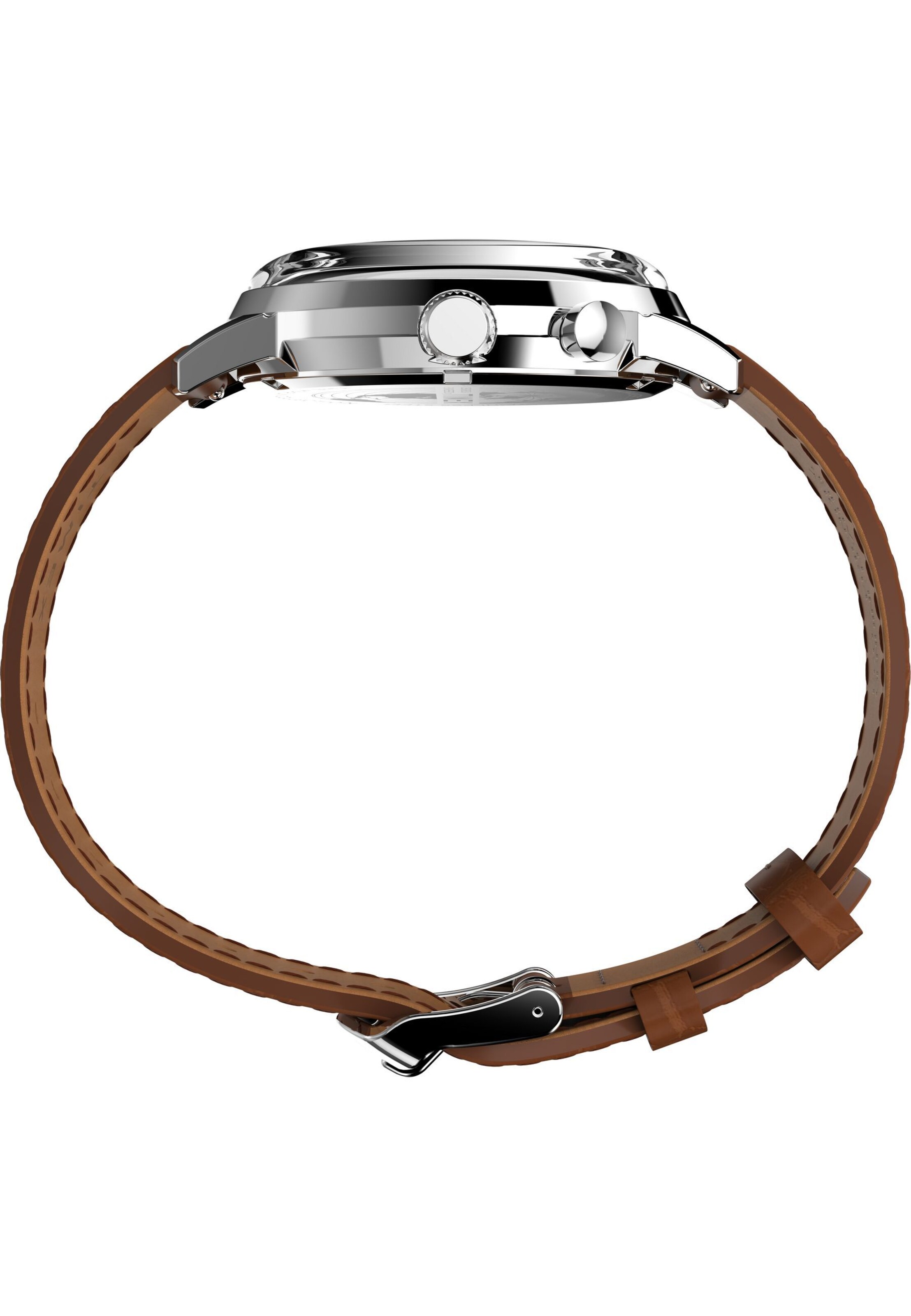 Montre à affichage analogique 'Marlin Moon Phase' TIMEX en argent