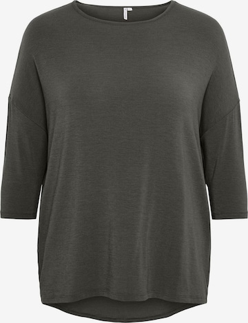 Maglietta 'CARLamour' di ONLY Carmakoma in verde: frontale