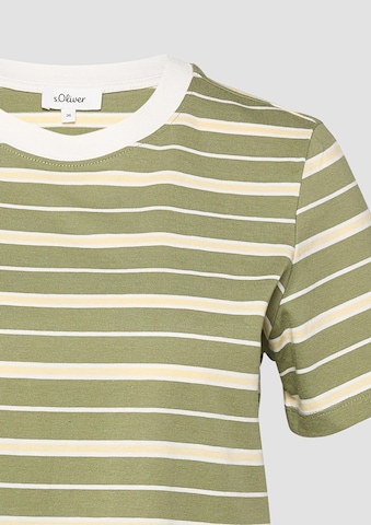 T-shirt s.Oliver en vert