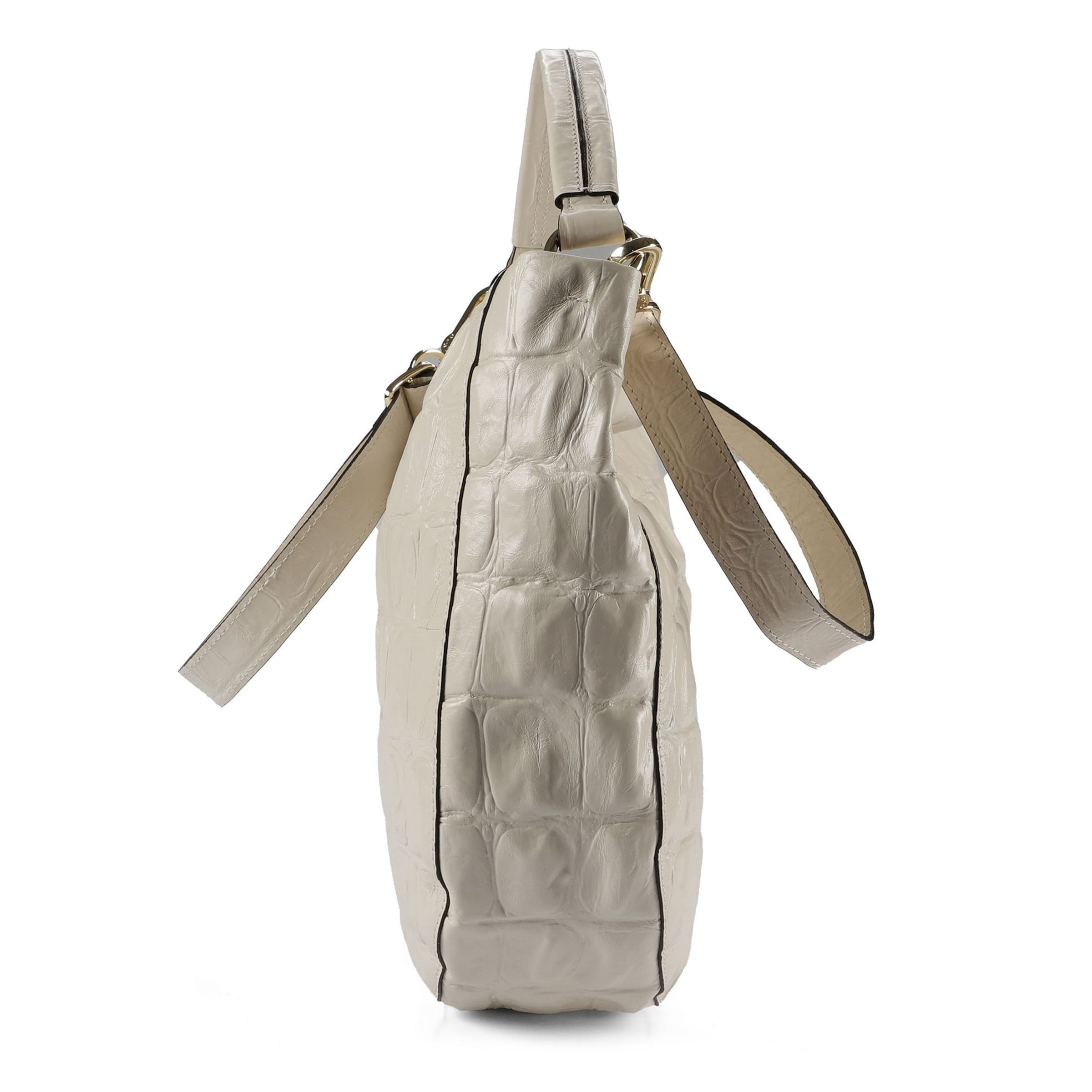 Borsa a spalla 'Mia' di ABRO in bianco