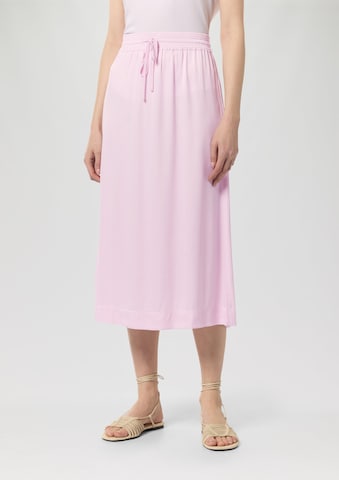 Jupe comma casual identity en rose : devant