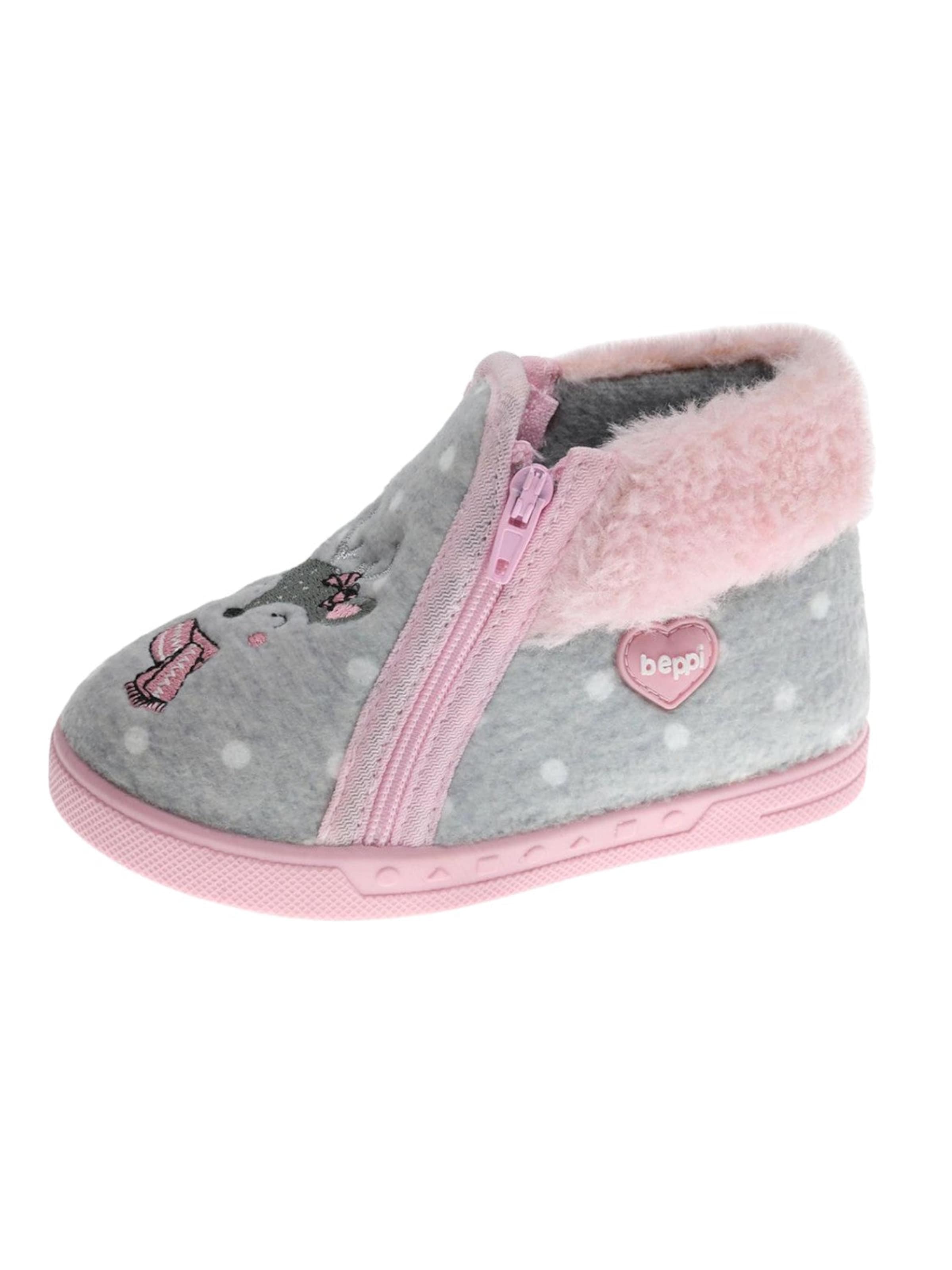 Ciabatta 'Indoor Shoe' di Beppi in grigio: frontale