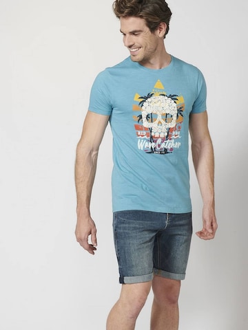 T-Shirt KOROSHI en bleu