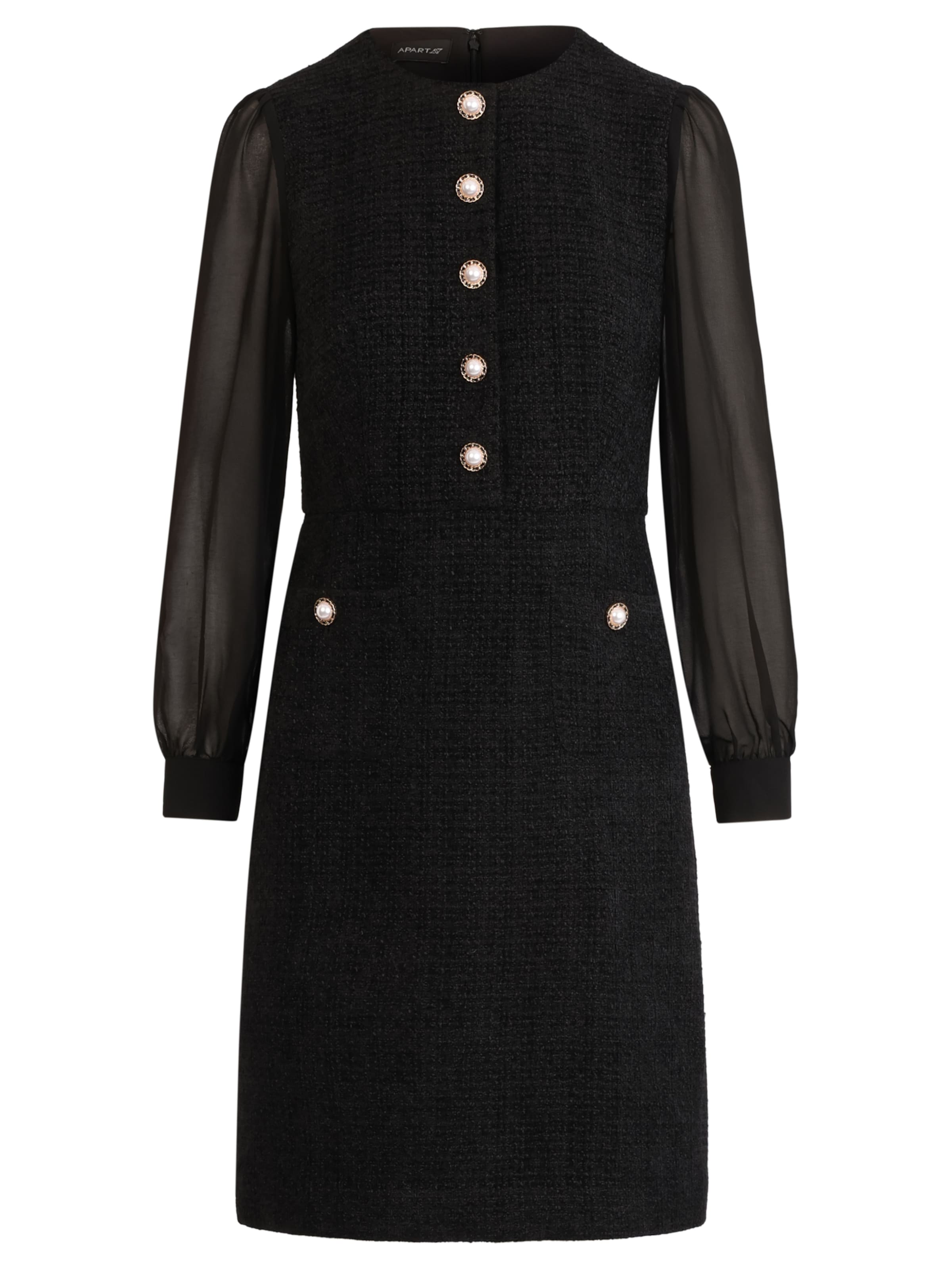 APART Kleid in Schwarz: Vorderseite