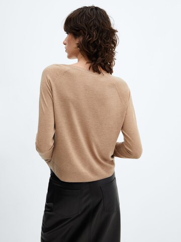 MANGO Sweater 'LUCCA' in Brown