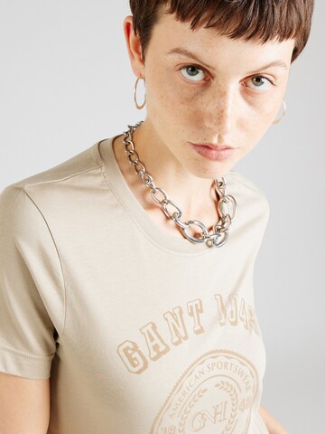 GANT T-Shirt in Beige