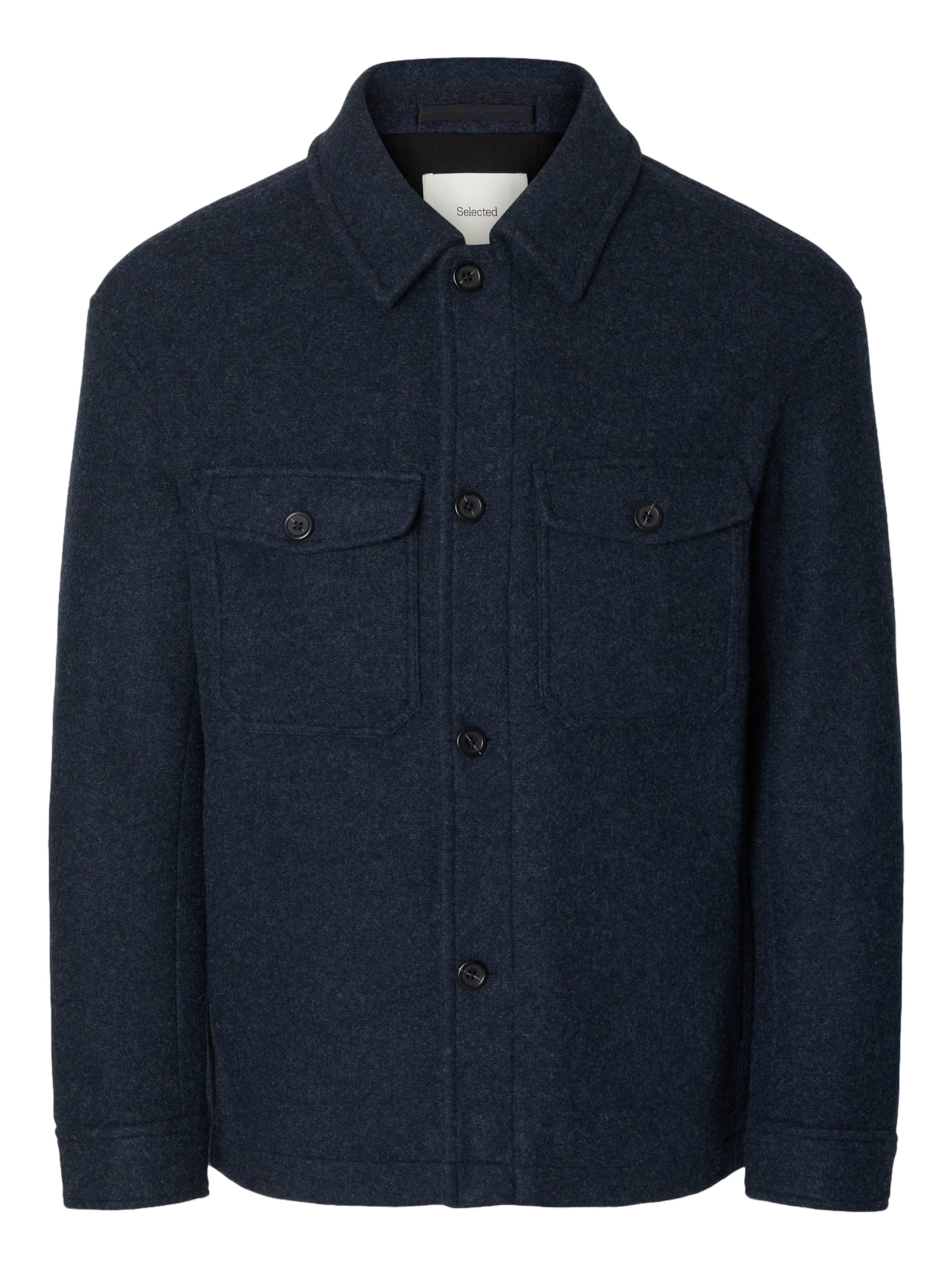 SELECTED Демисезонная куртка 'SLHMitch' в Синий: спереди