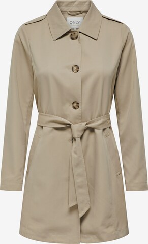 ONLY Between-Seasons Coat 'Line' in Beige: front