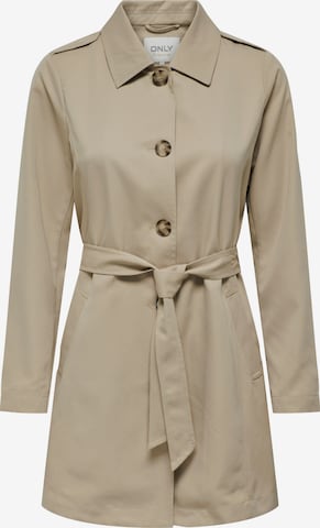 Manteau mi-saison 'Line' ONLY en beige : devant