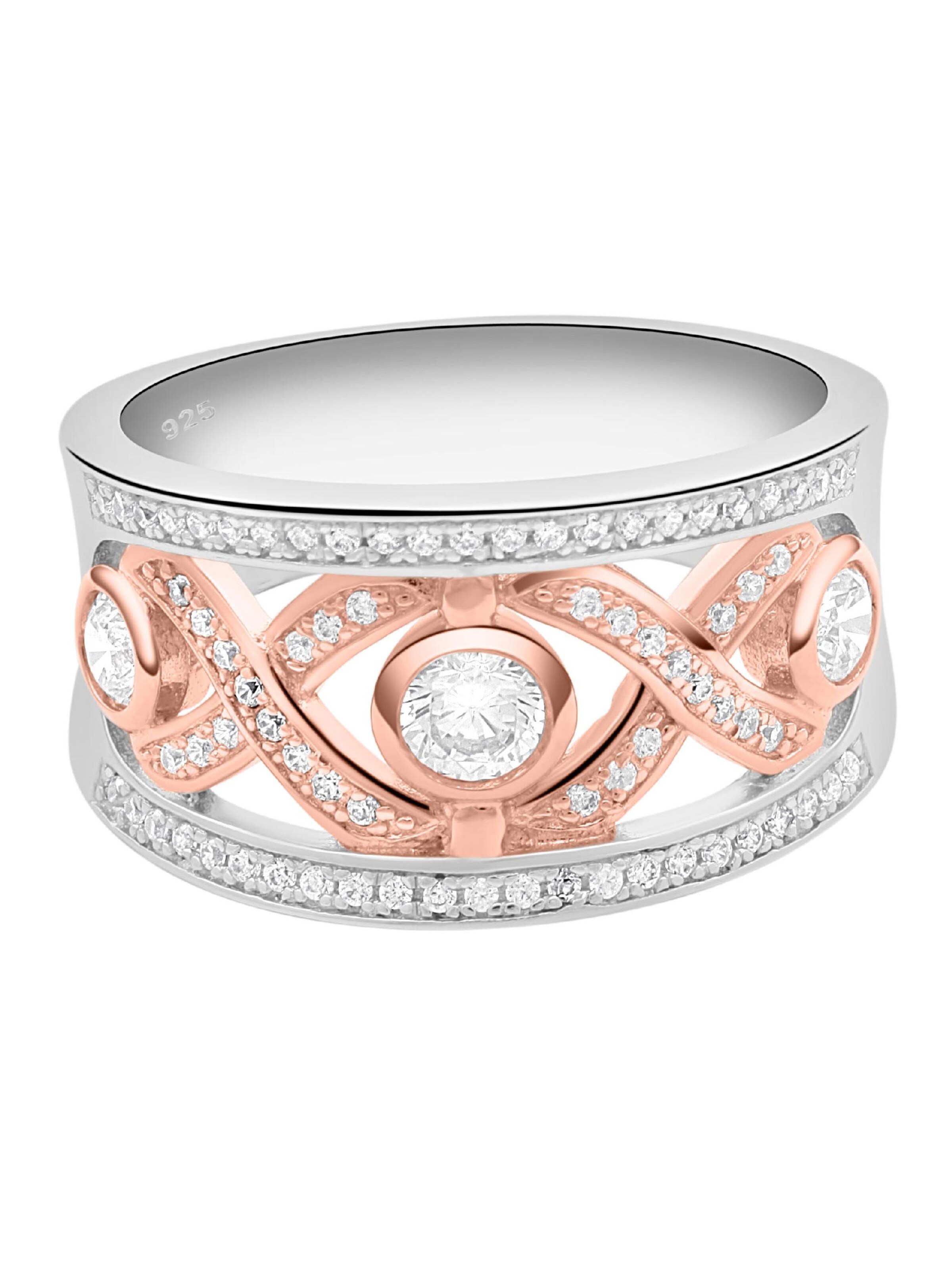 Tony Fein Ring 'Kronen' in Silver: front