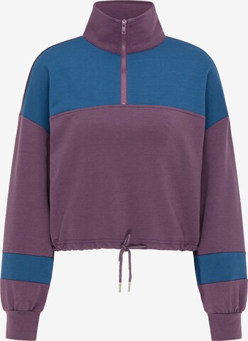 Sweat de sport myMo ATHLSR en violet : devant