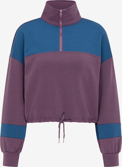 myMo ATHLSR Sweat de sport en bleu / violet clair, Vue avec produit