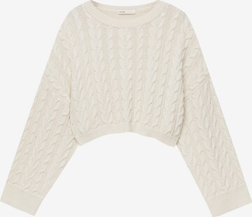 Pull&Bear Pullover in Beige: predná strana