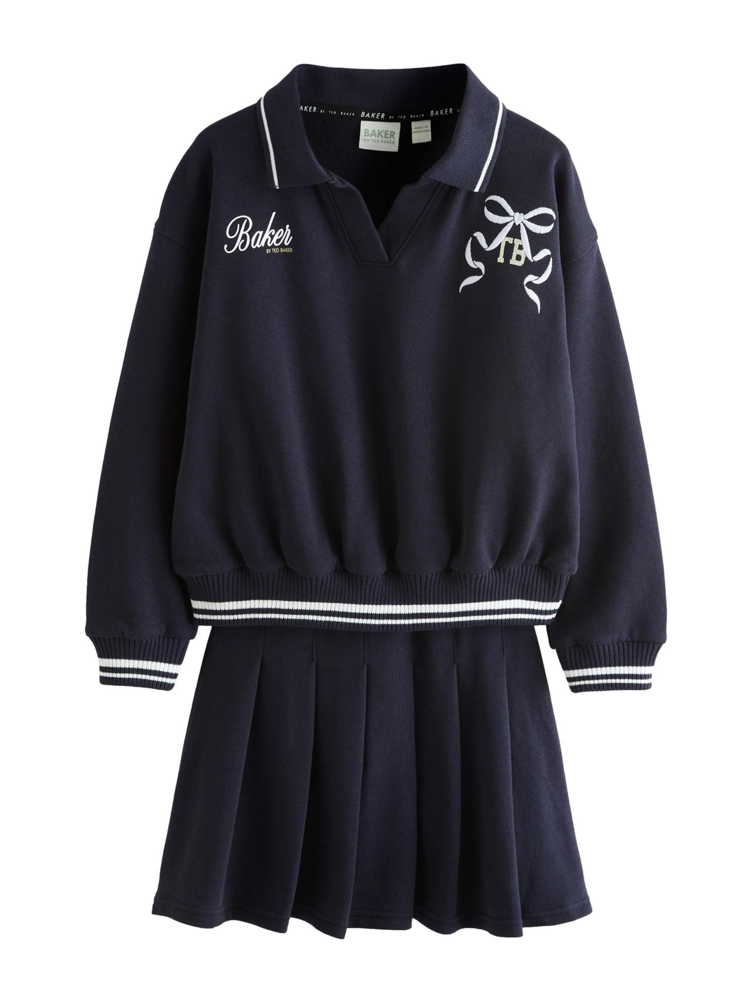 Set 'Varsity' Baker by Ted Baker en bleu : devant