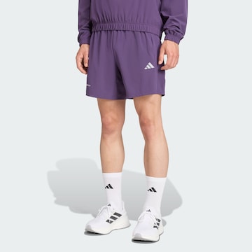 Regular Pantalon de sport 'Essentials Holiday' ADIDAS PERFORMANCE en violet : devant