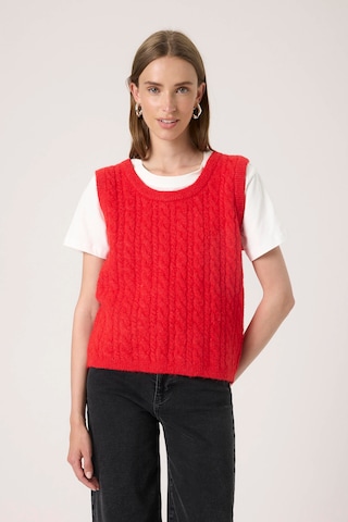 Gilet 'SLVespera' SOAKED IN LUXURY en rouge : devant