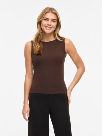 VILA Top 'VIEmilie' in Brown: front