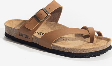 Bayton - Sandalias de dedo 'TRIADE' en beige