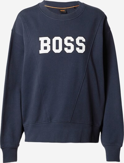 BOSS Sweatshirt 'Eprep' in de kleur Marine / Wit, Productweergave