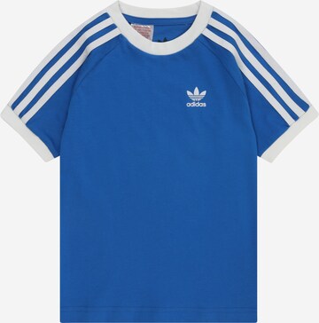 Tricou '3-Stripes' de la ADIDAS ORIGINALS pe albastru: față