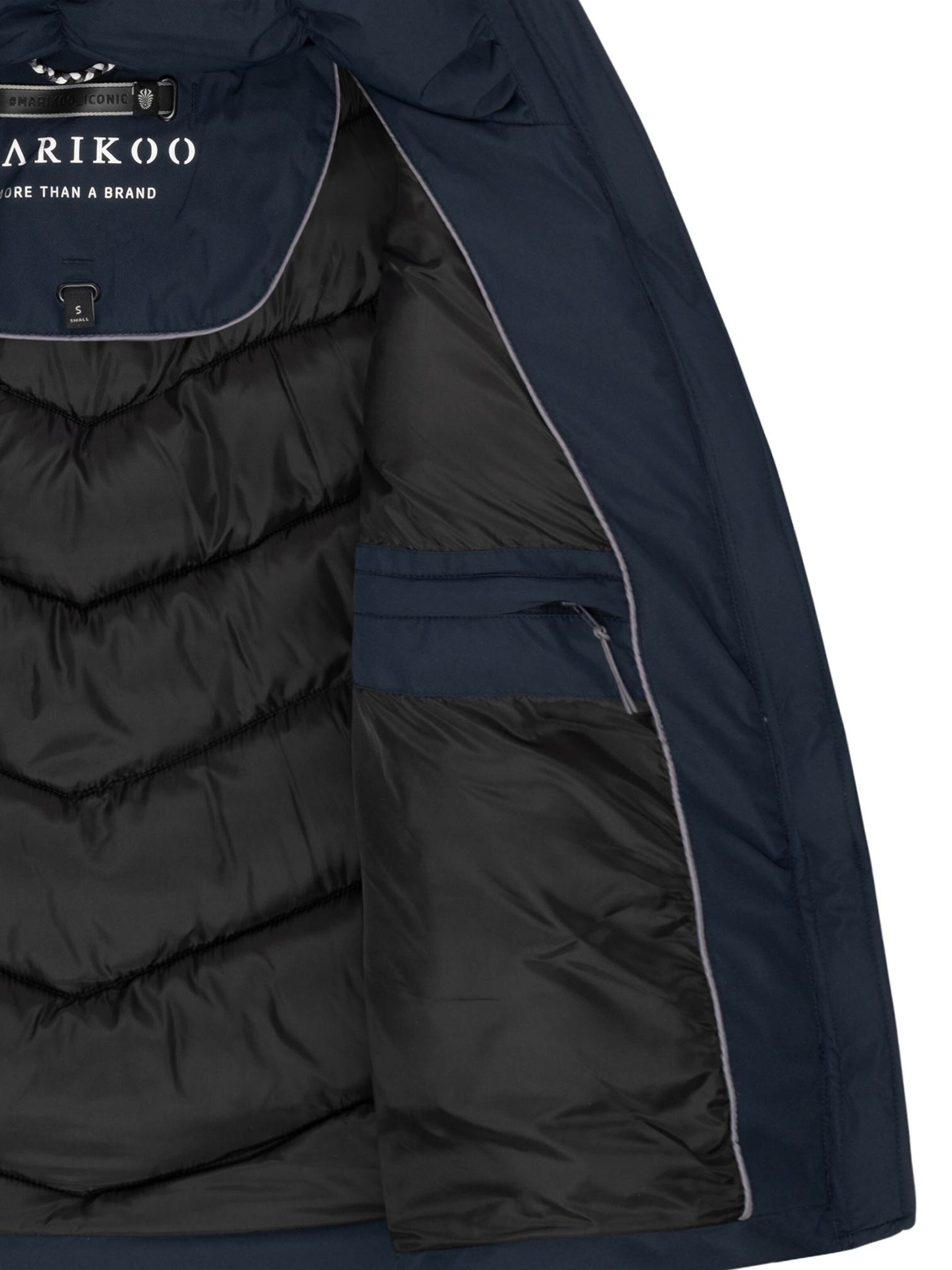 MARIKOO Winter jacket 'Sahnemausii' in Blue