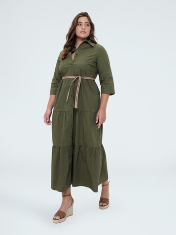 Abito di Fiorella Rubino in verde